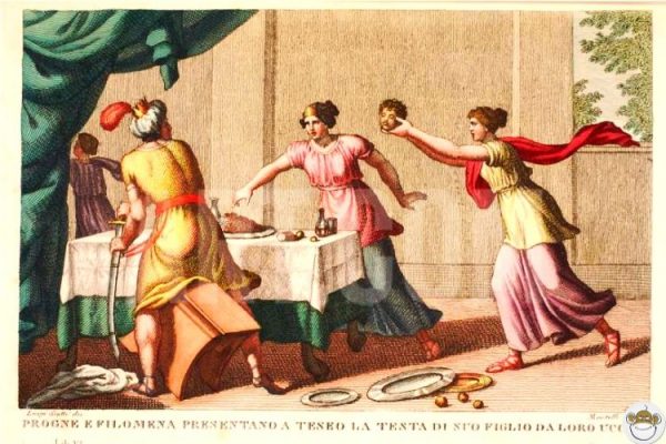 After Philomela's rape her sister Procne avenged it