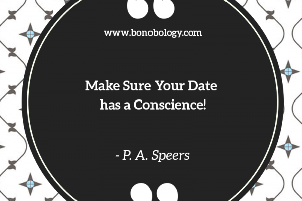 P. A. Speers on dates and conscience