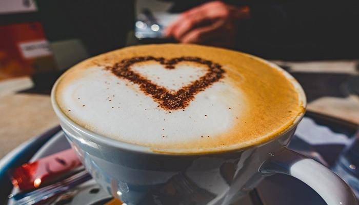 Coffee mug with heart