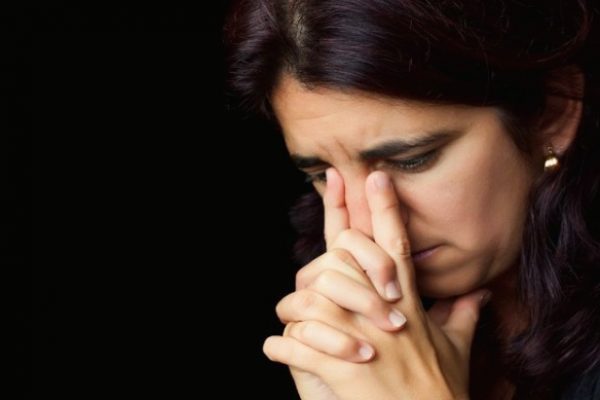 depressed lady