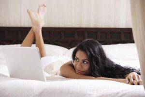 girl on bed