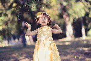girl playing