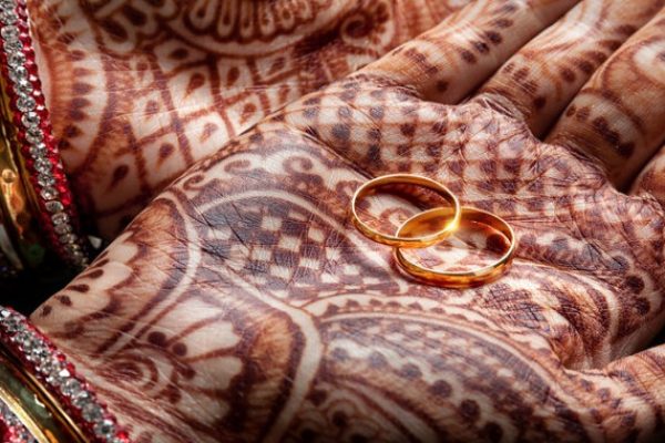hands of Indian brides
