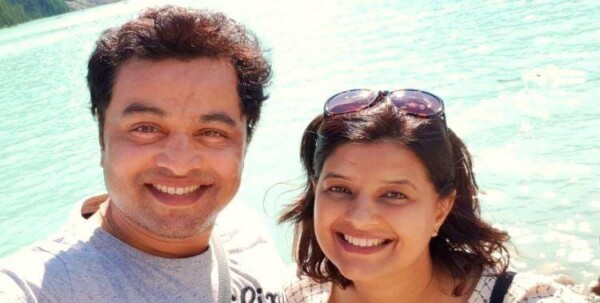 Marathi actor subodh bhave and wife mannjiri bhave