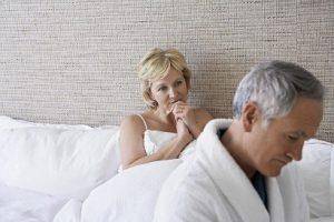 old couple in bed