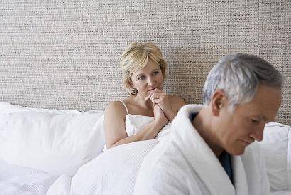 old couple in bed
