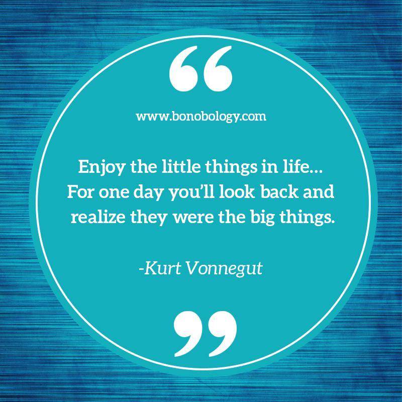 Kurt Vonnegut on life, little things and big things