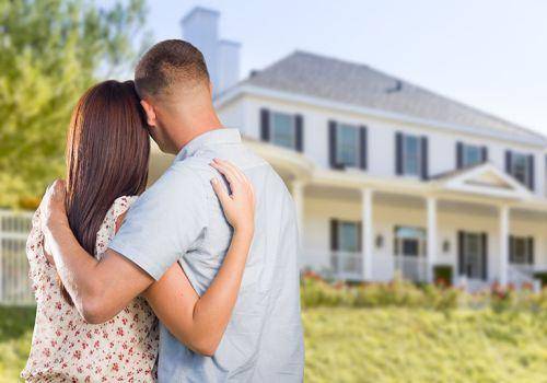 couple seeing new home