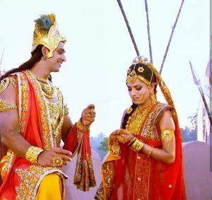 draupadi talking to krishna