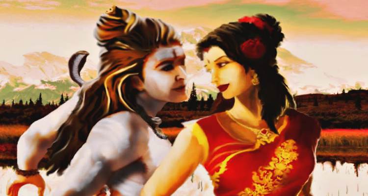 it is hard to believe but the love between shiva and sati is still
