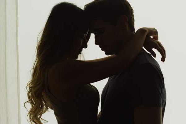 silhouette of a couple