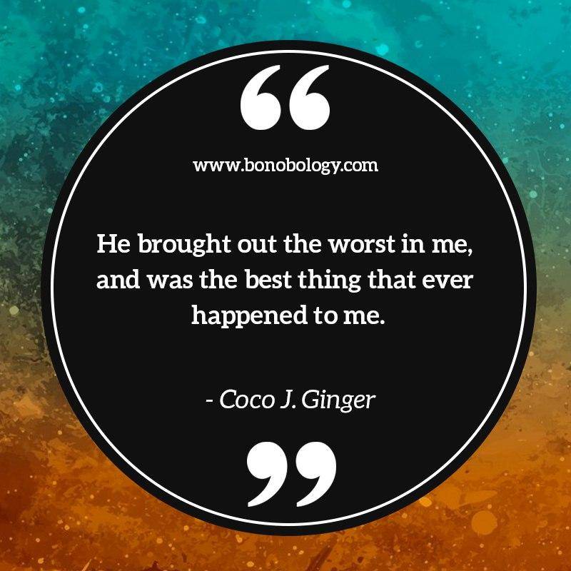 Coco J. Ginger on best things that happened, which brought out his worst