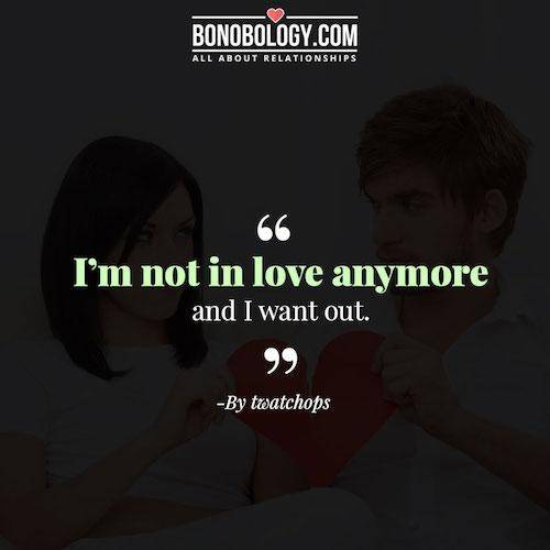 Not in love
