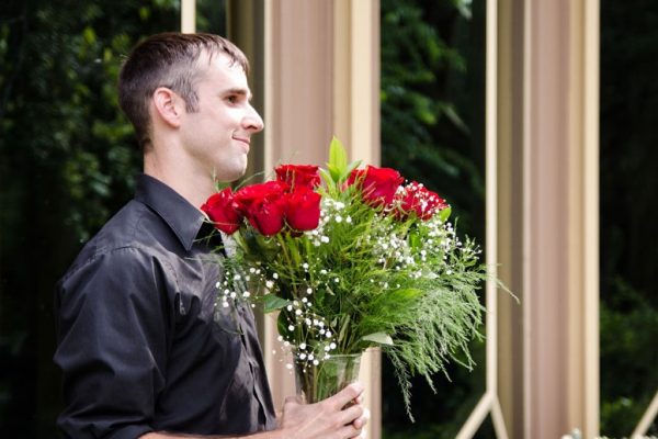 Red roses proposal