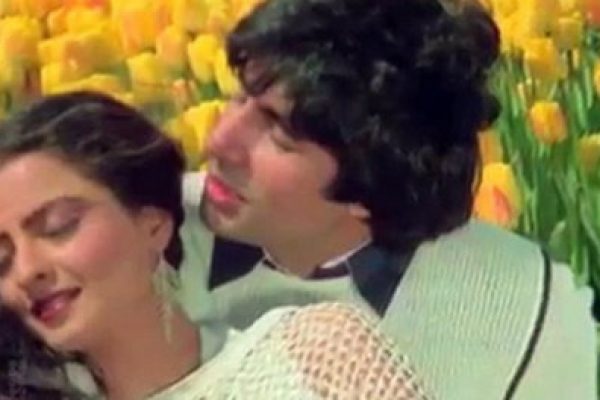 Amitabh with Rekha