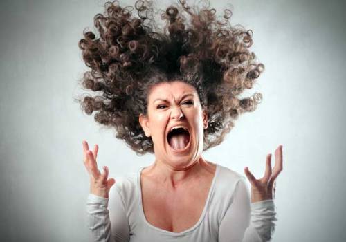 Angry lady
