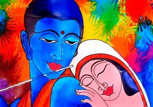 Satyabhama was haughty and high-spirited and had very little interest in men until she met Krishna