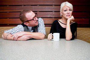 bad date in restaurant