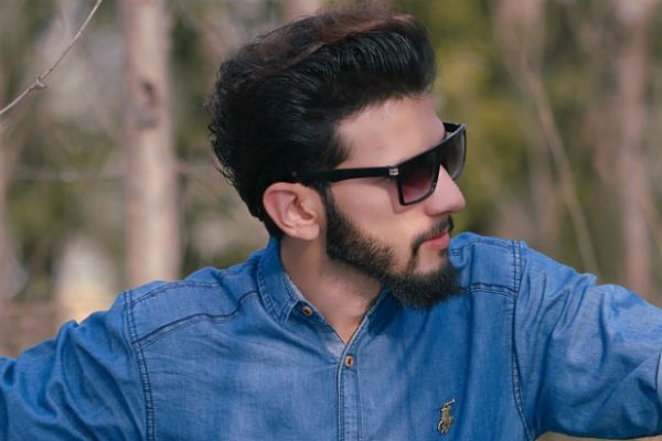 Handsome man in glasses