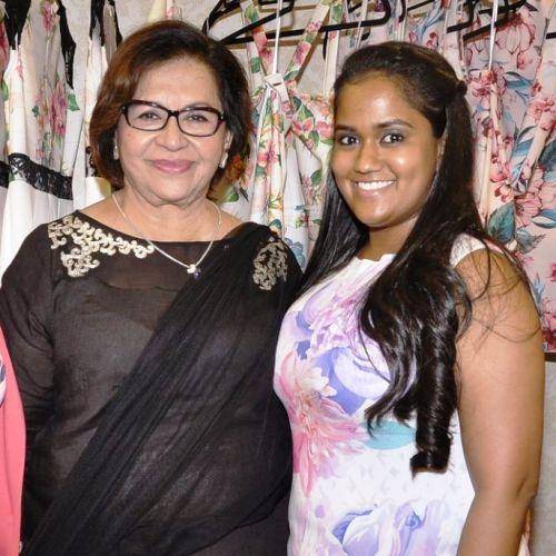 Helen with Arpita Khan