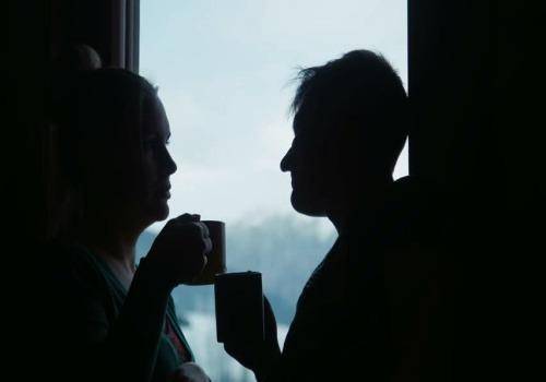 Couple drinking a coffee