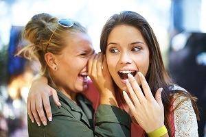 gossiping friends
