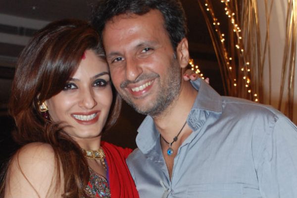 Raveena and her husband