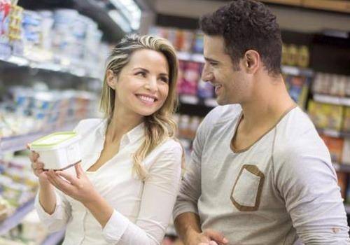 Couple Grocery Shopping