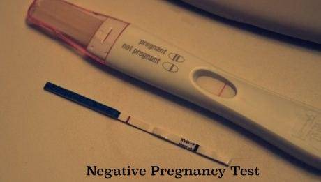 Negative Pregnancy Test