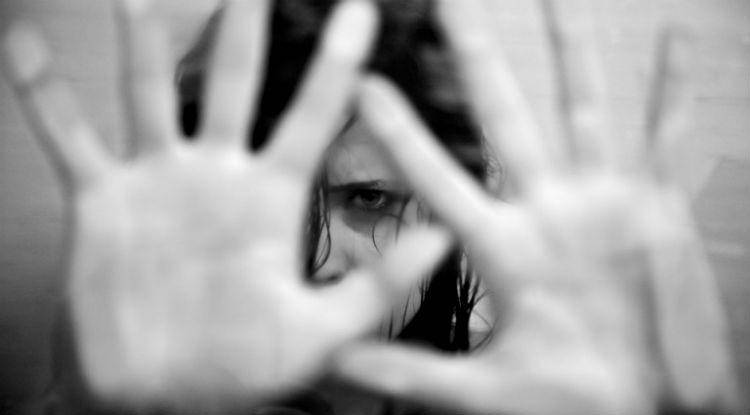 Abused woman