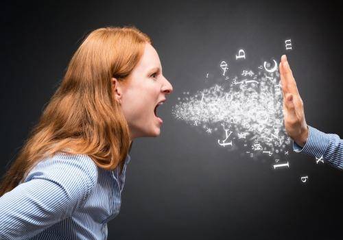 angry woman