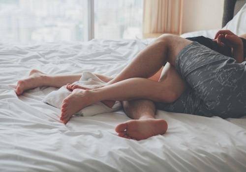 couple in bed