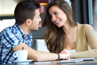 couple talking