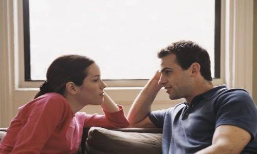 couple talking seriously