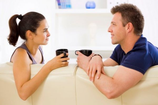 couple talking with each other