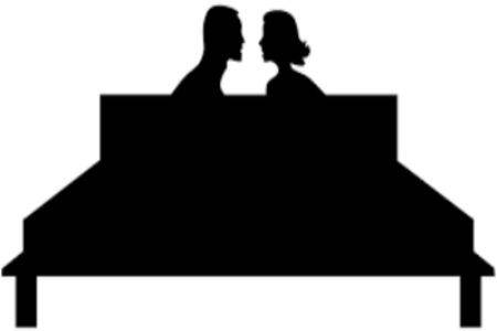 couple on one bed