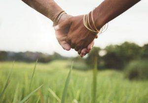 hand holding