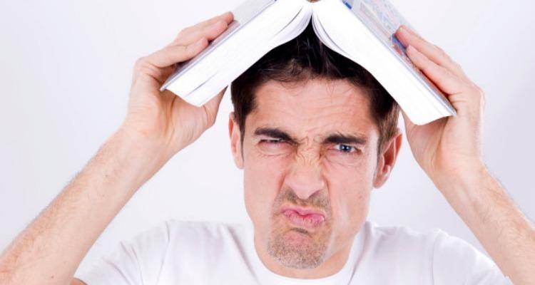 man hate reading book