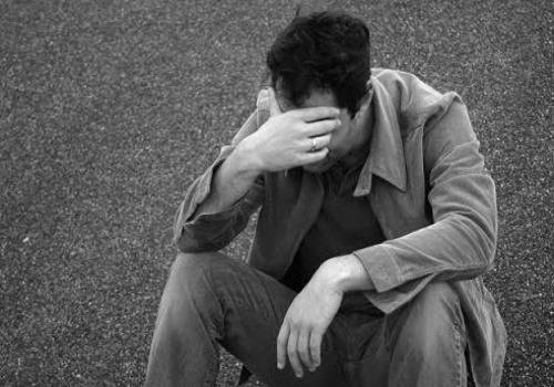 man-sulking