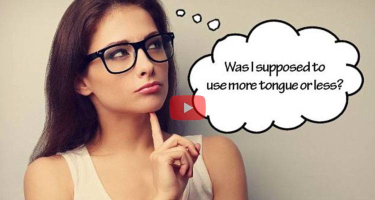 use more tongue or not