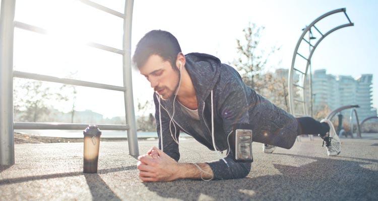 workouts to make you better in bed -Plank