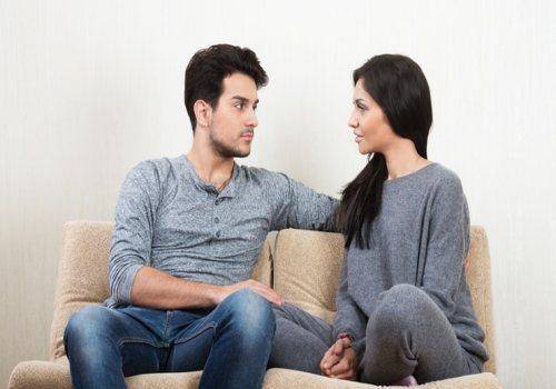couple discussing issue
