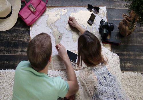 couple planning for travelling