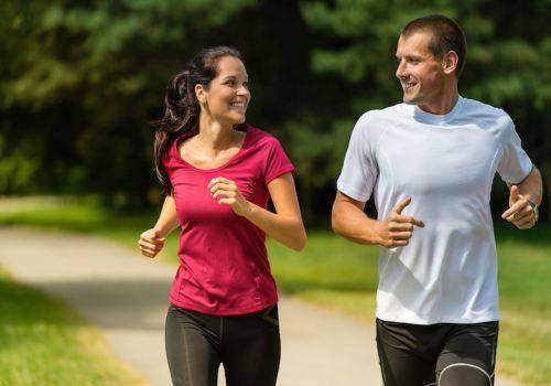 couple running together