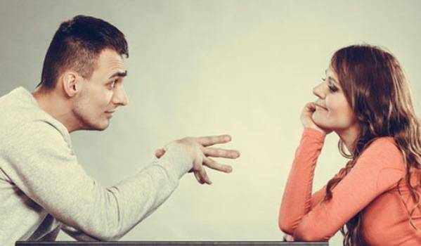 couple talking