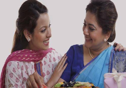 happy bride and mother in law