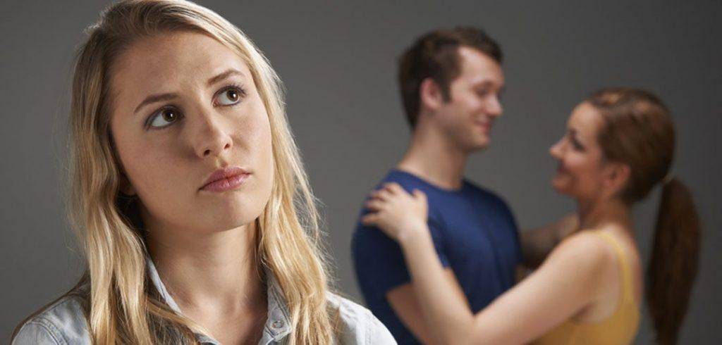 jealous woman
