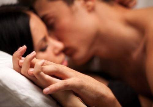 lady and man in intimate position