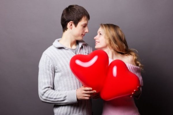 lady showing love