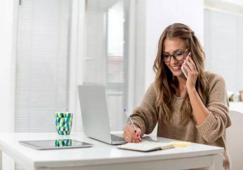 young working lady
